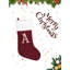 Bas de Noël monogrammés de 20 pouces avec lettres, bas de Noël super doux, bas de grand monogramme, bas de lettre pour le cadeau de Noël des Fêtes de Noël?-52968227