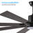 72-Inch Modern Walnut Wood Ceiling Fan With Integrated LED Light, 8 Solid Wood Blades, Remote Control & Reversible DC Motor