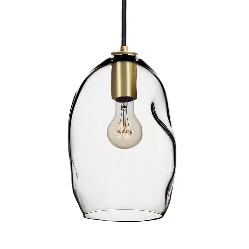 Bubble 1 - Light Pendant, Brass, LED Bulb