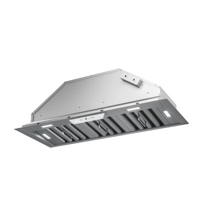 Zephyr Tornado III 38 in. Shell Only Insert Range Hood with LED Lights in Stainless Steel