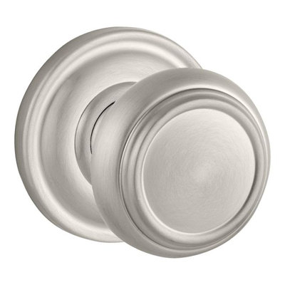 Traditional Single Dummy Door Knob with Traditional Round Rose