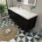 Single Bathroom Vanity with Acrylic Top-1346726231