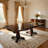 Zenie Dining Table, Extension Leaf, 77-95 Inch, Solid Wood-101759140