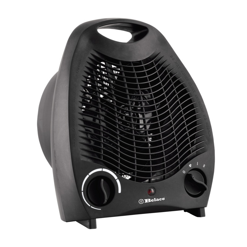 Belaco 2000W 0 BTU Electric Compact Space Heater with Adjustable Thermostat