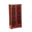 Armoire multimédia à panneau de fenêtre noire-33089847
