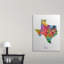 Francy «Texas Map» par Abarca, impression-18657115-26532960
