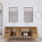 Bensley 70.5" Wall-Mounted Double Bathroom Vanity Set-1004015064