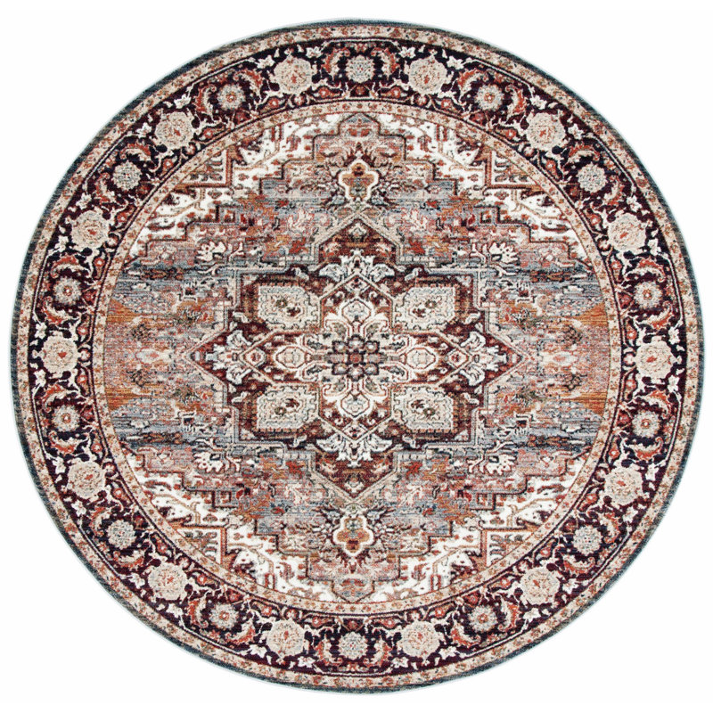 Melra 300 Performance Oriental Rug, Round 6'7"