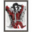 Allure 6' Framed Print on Glass