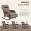 Chaise berçante inclinable pour patio avec dossier et repose-pieds réglables, ensemble de 2 chaises longues toutes saisons avec table d'appoint-1263145310