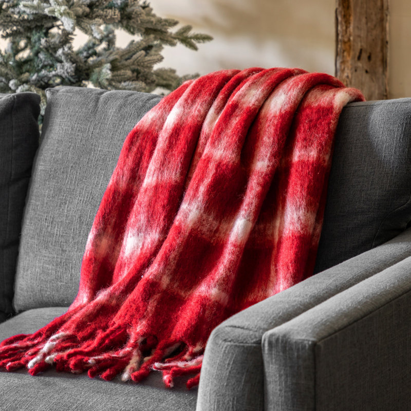 Throw Blanket, Red