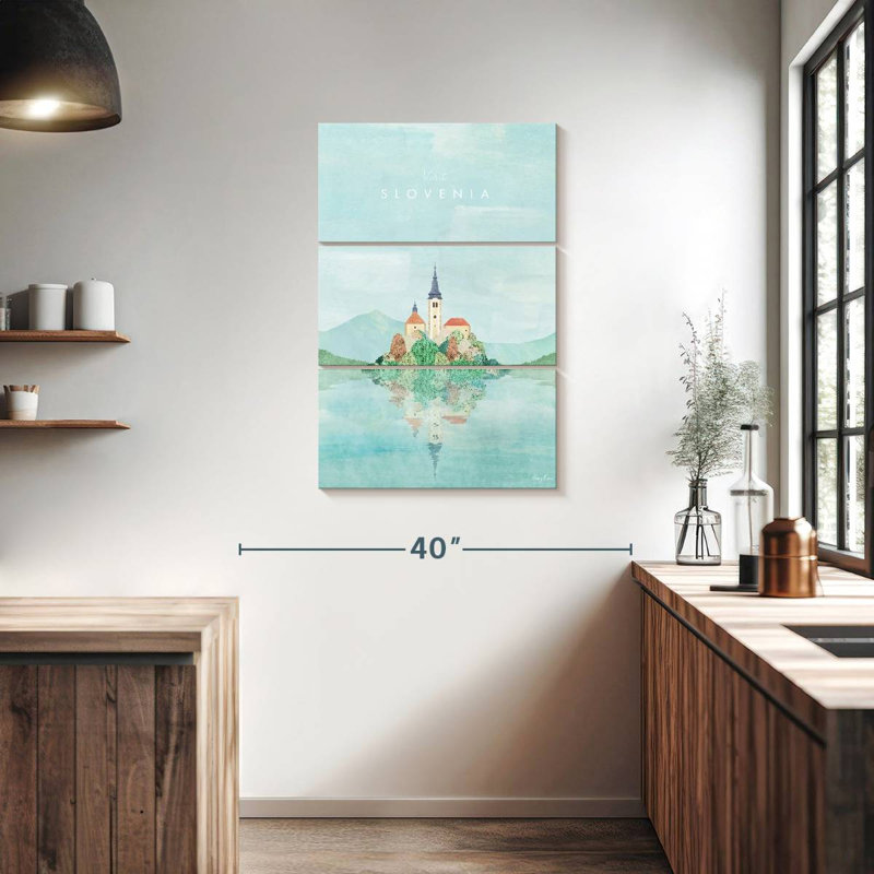 Affiche de voyage rétro Nicci, H 38 po x l 24 po