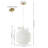 Wilhide 1 - Light Brass Gold Pendant