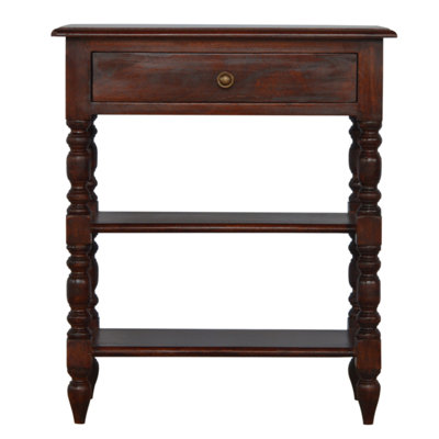 Walkerton Solid Wood End Table with Storage
