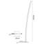 Pheonix 142cm LED Arched Floor Lamp