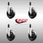 Ensemble de roulettes extensibles en caoutchouc dur-92141875