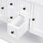 Console rétro avec quatre petits tiroirs-371921855