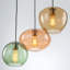 3-Light Colourful Glass Cluster Pendant