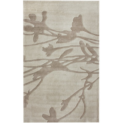 Tapis beige à branches Sepviva