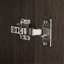 Meuble-lavabo fumé GALAN 60F" avec lavabo à trois trous pour robinetterie, grand meuble-lavabo autoportant de rangement pour salle de bain moderne, lavabo monobloc sans bonde ni robinet, à monter soi-même-1480215321