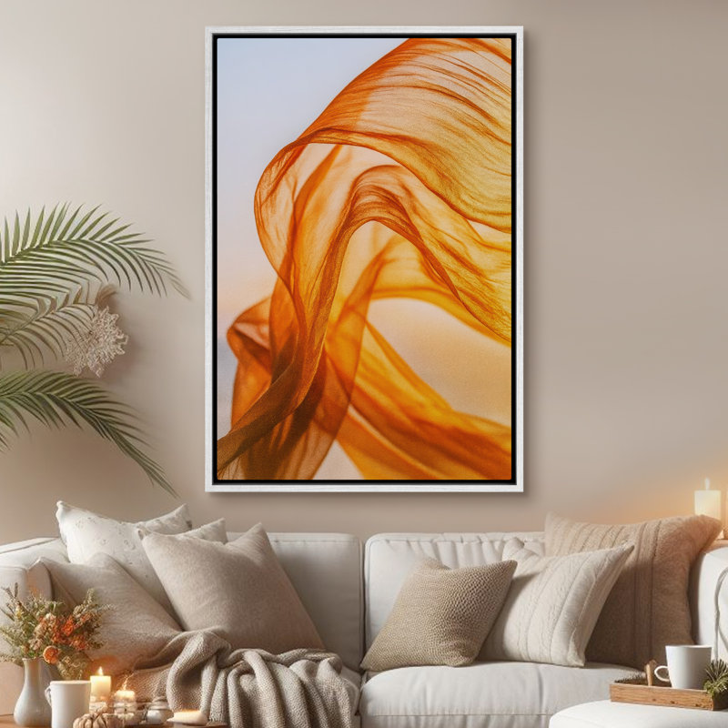 Art mural encadré abstrait rétro antique classique pour chambre à coucher, H 24 po x l 16 po, Blanc