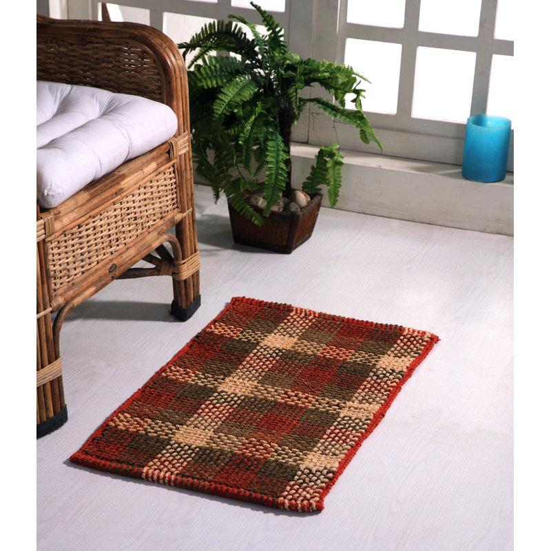Shrewsbury Cotton Plaid Indoor Rug, Retangle 1'8" x 2'10"