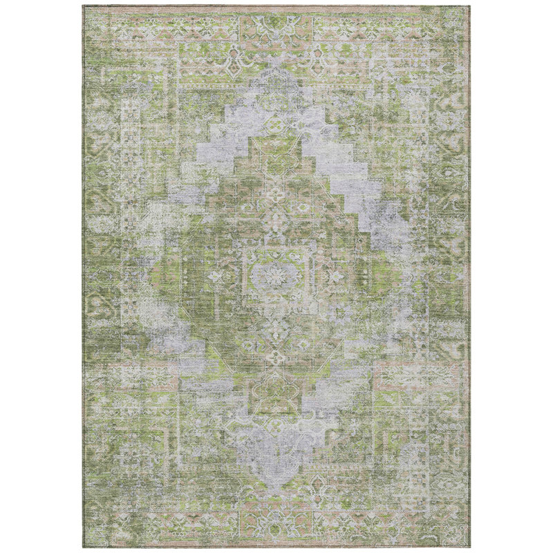 Machine Washable Indoor/Outdoor Jacinto ACN2140 Global Rug, Rectangle 10' x 14'