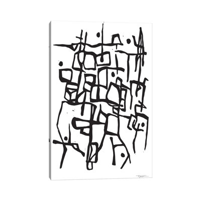 Contemporary Organic Intersecting Lines by Statement Goods - Gallery-Wrapped Canvas Giclée on Canvas