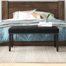Navi Faux Leather Upholstered Bench