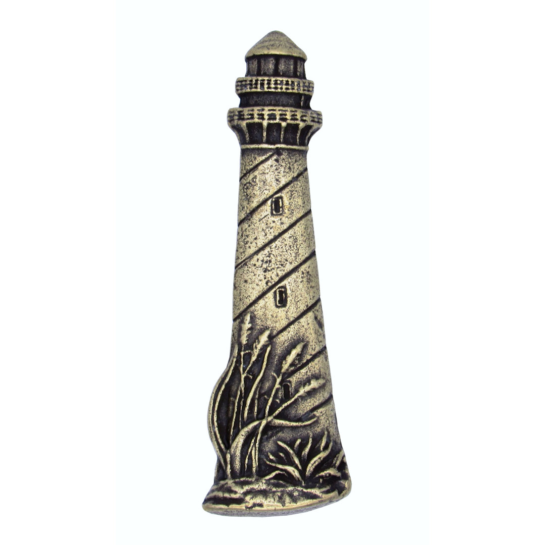 Lighthouse 2 15/16" Center to Center Novelty Pull Buck Snort Lodge