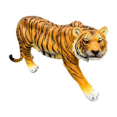 15.75" Resin Tiger Garden Statue