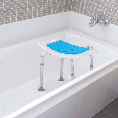 6-Level Adjustable Curved Bath For Cozy Living Rooms Stool Spa Shower Chair Non-Slip Design