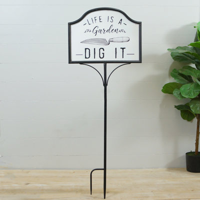 Piquet de jardin en métal 40 po
