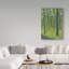 Gianara «Spring Woods Dark Green», reproduction de peinture acrylique sur toile tendue-30320073