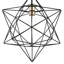 Schramm 1 - Light Black/Copper Geometric Pendant