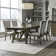 Dumar Trestle Table Set w/ Upholstered Chairs