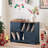 Large Record Player Stand With Vinyl Storage Up To 450 Albums, 39 Inch Farmhouse Wood Navy Blue Storage Cabinet With Barn Doors, Vintage Mid-Century Turntable Stand For Bedroom, Living Room
