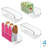 iDesign Narrow Pantry Bin for Kitchen or Pantry Storage - Ideal for Yogurt Pouches and Snacks