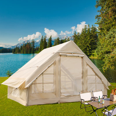 Tente de camping gonflable avec pompe, tentes de camping gonflables, tente 4 saisons