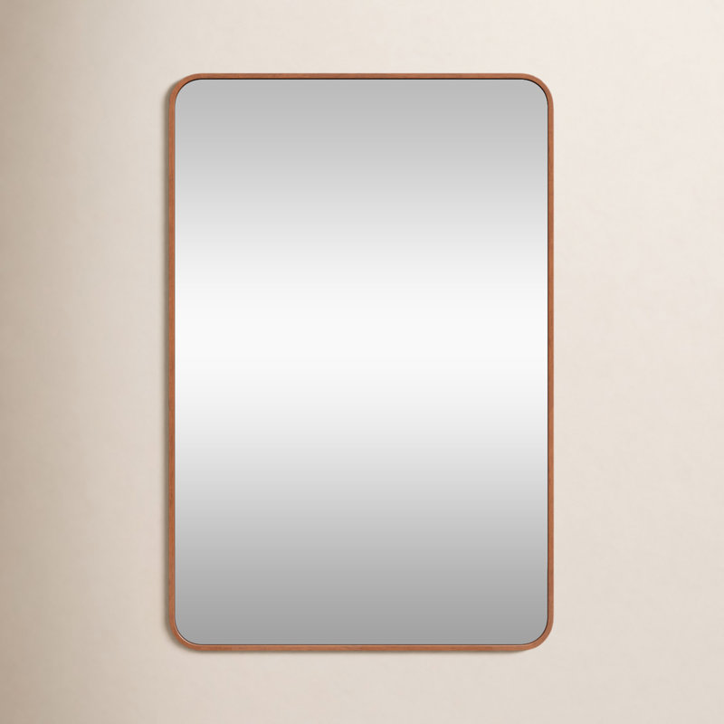 Strophe Solid Wood Rectangle Mirror