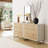 Vallejos 3-Drawer Dresser For Bedroom With Metal Legs-111097625