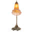 Lampe d'appoint 15 po de hauteur ambre / mauve Tiffany Pond Lily-1648713122