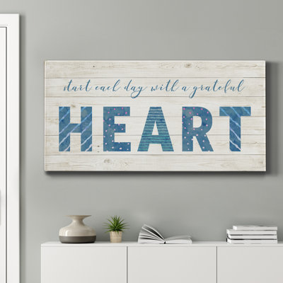 «Grateful Heart», reproduction sur toile tendue