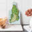 Ambesonne Crocodile Tempered Glass Cutting Board Beefy Alligator Pattern Apple Green White
