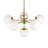 Bradwell 6 - Light Dimmable Sputnik Geometric Chandelier