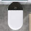 Toilette de bidet avec télécommande, siège chauffant, eau chaude instantanée, séchage à l'air chaud, affichage à DEL de couleur à 256 couleurs, fonctionnement à coup de pied intelligent, couvercle à ouverture / fermeture automatique, sécheuse, croissant de lune