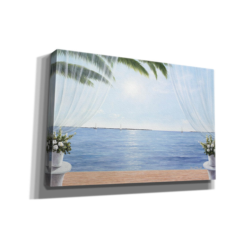 «My Blue Heaven» par Diane Romanello, H 12 po x l 18 po x P 0,75 po