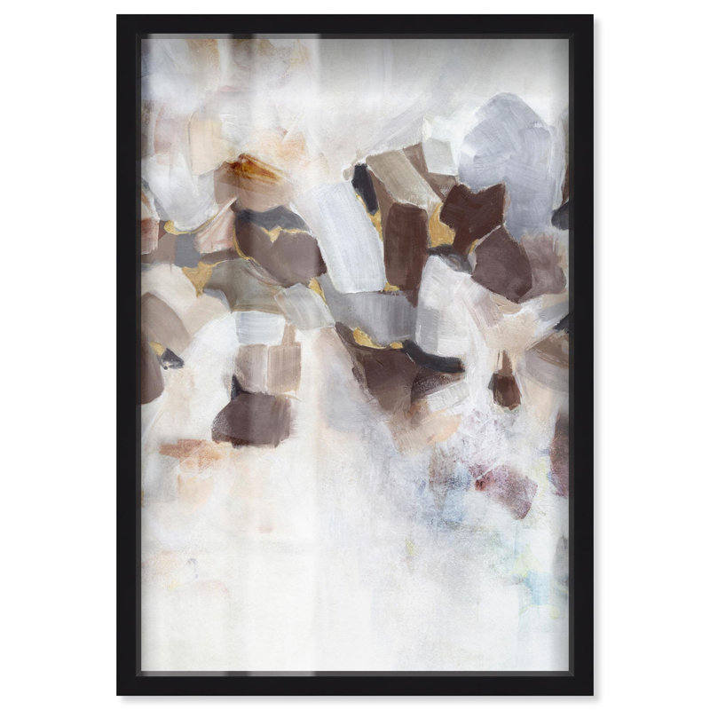 «Neutral Bliss Shadowbox» par Art Remedy, Noir, H 16 po x l 11 po