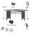 Magomed 3 Piece Computer Desk Office Set-1471767854
