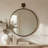 Cameo Mirror Aged Brass